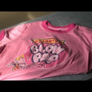 Blow pop ringer tee